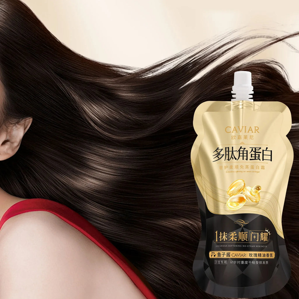 SWISSON Avocado Collagen Deep Repair Hair Mask - texture