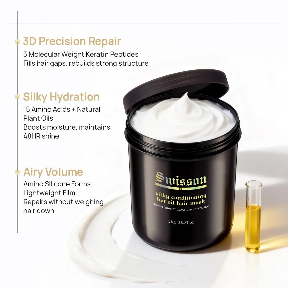SWISSON Silky Conditioning Hot Oil Hair Mask